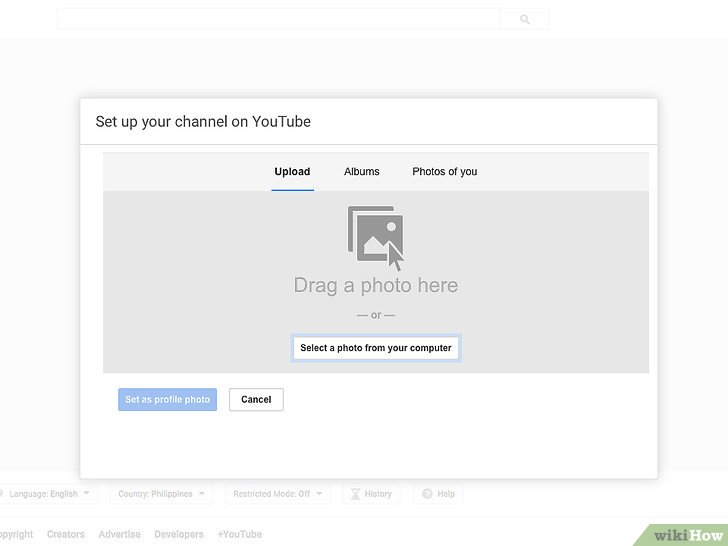 how to add a profile picture to your youtube account